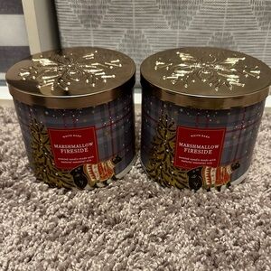 Bath and Body Works Marshmallow Fireside Three wick Candles
NEW